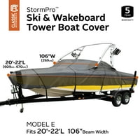 Класичен Додатоци StormPro Тешки Ски И Wakeboard Кула Брод Покритие, Се Вклопува чамци-ft долго, ширина зрак во широк