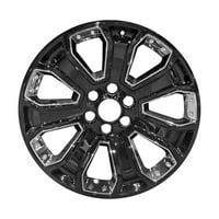 Каи го преиспита ОЕМ алуминиумско тркало, сите насликани црни, се вклопуваат - Chevrolet Silverado 1500