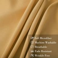 Уникатни серии за поволни цени за микрофибер перници светло -кафеава кралица