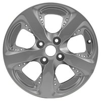 Каи го преиспита ОЕМ алуминиумско тркало, сите насликани сребро од искра, се вклопуваат - Chevrolet Spark