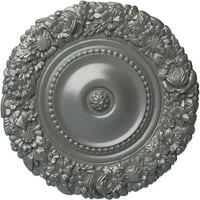 Екена Милвир 21 ОД 2 П Марсеј таванот Медалјон, сребро со рачно насликан