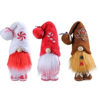 Cschome Gnomes Бонбони Безличен Старец Декор Бонбони Гном Бради Доаѓаат Во Различни Бои Гноми Подарок Кадифен Кукла