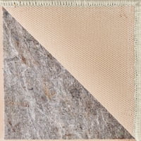 Мохавк Дом Давин печати килим во сива боја, 3 '4 x5'