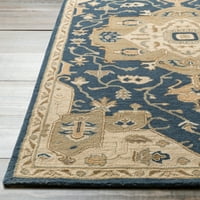 Уметнички ткајачи Демитриос морнарица традиционална килим од 4 '6'