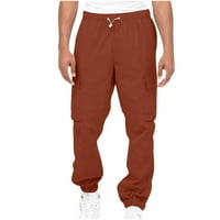 Товарни Панталони Dqueduo За Мажи Цврсти Секојдневни Повеќе Џебови Фитнес Панталони На Отворено Карго Панталони Панталони Подароци