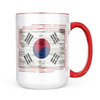 Неонблонд Знаме На Дрво јужна Кореја кригла подарок за љубителите На Кафе Чај