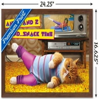 Аванти-Вежба Мачка Ѕид Постер, 14.725 22.375