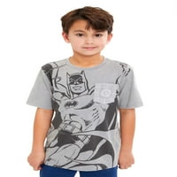 Графичка џебна маица во Бетмен Момци, големини 4-18