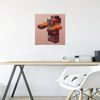 Minecraft - Pigman Nether Wall Poster, 14.725 22.375