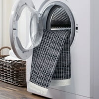 Онтансон машина за перење памук со памук, килим за влез, 2 '3', кафеав јаглен плетен ткаеник ткаат