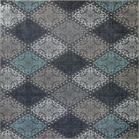 Обединети ткајачи на Америка Старлет Современа транзициска геометриска област килим, 5 '3 7' 2