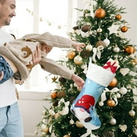 Божиќни Украси Божиќни Чорапи 18 Голем Божиќен Украс За Чорапи Божиќни Чорапи Со Пената За Украси За Новогодишни Елки Украси