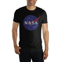 Машко Вселенско Лого На НАСА Мека Рачна Кошула За Печатење-Голема