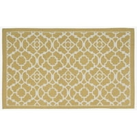 Нурисон Вејверли Уметничка Куќа Прекрасна Решетка Златна Површина килим од - 2'3 3'9