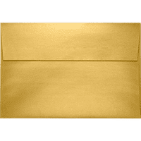 Луксуз за покана за покана, злато металик, 1 2, 250 пакет