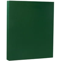 Cardstock, 8. 11, 130lb темно зелена, 25 пакет