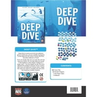 Deep Dive- AEG, Flatout Games, притиснете ја вашата колекција за среќа што одговара на игра со плочки, семејна возраст од 10+,