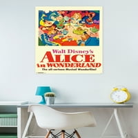 Дизни Алиса Во Земјата На Чудата - Еден Лист Ѕид Постер, 24 36