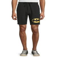 Batman's Men & Big Graphic Man Graphic Reece Jogger Shorts, големини S-3XL, шорцеви за мажи во Бетмен