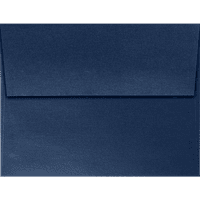 Luxpaper A Peel & Press Покани коверти, 3 4, lb. Lapis Blue Metallic, пакет