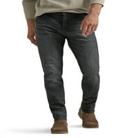 Wrangler® машки 5 џебни вклопени со џин со стрии, големини 30-42