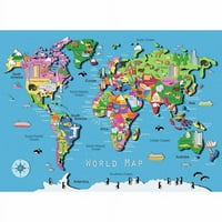 Равенсбургер - Мапа На Светот-Детска Сложувалка