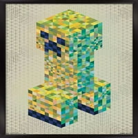 Minecraft-Creeperscope На Тан Ѕид Постер, 14.725 22.375