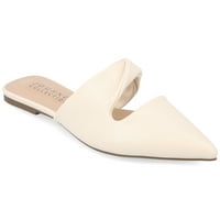 Ournourneyе женски Ensенски Enniss Open Side Pointed Toe Mule Flats