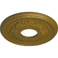 Ekena Millwork 1 8 OD 1 2 ID 1 P Palmetto тавански медалјон, злато со рачно насликано