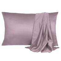 Уникатни поволни цени сет на свиленкаста сатен перници за кутии ја покрива кралицата Маув