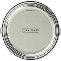 Rust-Oleum сигурна маска во боја од глина, внатрешна боја + буквар, рамна завршница, 2-пакет