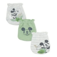 Disney Baby Wishes + Dreams Mickey Mouse Baby Boy Boy Toush Подарок сет, 22-парчиња, новороденче-6 9м
