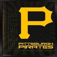 Питсбург Пирати-Логото Ѕид Постер, 14.725 22.375