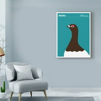 Трговска марка ликовна уметност „Алјаска птица“ платно уметност по печатена колекција - уметник
