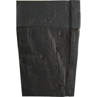 Ekena Millwork 6 H 10 D 48 W Hand Hewn Fau Wood Camply Mantel Kit со Ashford Corbels, Aded Cedar