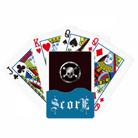 Лого Црна Позадина Смртоносна Супстанција Резултат Покер Играње Карти Инди Игра