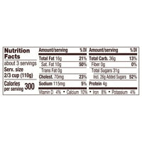 Таленти gелато слоеви цреша чизкејк не-GMO извори на состојки 306.1g