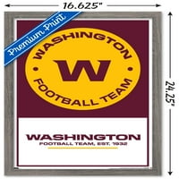 Фудбалски тим во Вашингтон - Постер за лого, 14.725 22.375