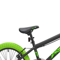 Кент во. Стравувајте велосипед BM Boys, зелена и црна боја