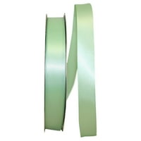 Reliant Ribbon Single Face Satin All Iimit Mint Mint Green Polyester Ribbon, 3600 0,87
