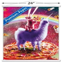 Џејмс Букер-Ласерски Очи Вселенски Ѕид Постер Со Дрвена Магнетна Рамка, 22.375 34