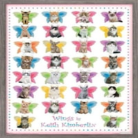 Кит Кимберлин - Мачиња Со Пеперутка Крилја Ѕид Постер, 22.375 34