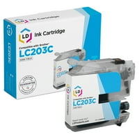 Компатибилен LC LC сет на hycartridges: LC203BK Black, LC203C Cyan, LC Magenta & LC203Y жолт за MFC-J460DW, MFC-J480DW, MFC-J680DW, MFC-J880DW & MFC-J885DW