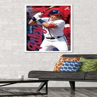 Braves Atlanta - Остин Рајли wallид постер, 22.375 34 Рамка