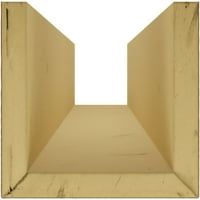 Екена мелница 8 w 10 H 8'l 3-страничен песок од мијалник, дрвен тавански зрак, природен златен даб
