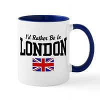 Кафепрес-Повеќе Би Сакал Да Бидам Во Лондон Кригла-Оз Керамичка Кригла - Новина Кафе Чај Чаша