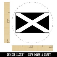Знаме На Шкотска Само-Мастило Гумен Печат Мастило Стампер-Жолто Мастило-Мини