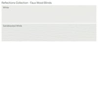Колекција за прилагодени рефлексии, 2 Бесплатни ролетни од дрво, ролетни со песок, 1 2 Ширина 48 Должина