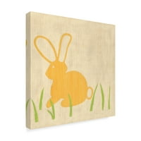 Трговска марка ликовна уметност „Најдобри пријатели зајаче“ платно уметност од Шариклија Зарис