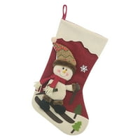 Божиќно Порибување Големи Божиќни Чорапи Декорација Санта Снешко Ирваси Порибување Божиќни Украси И Додаток За Забава